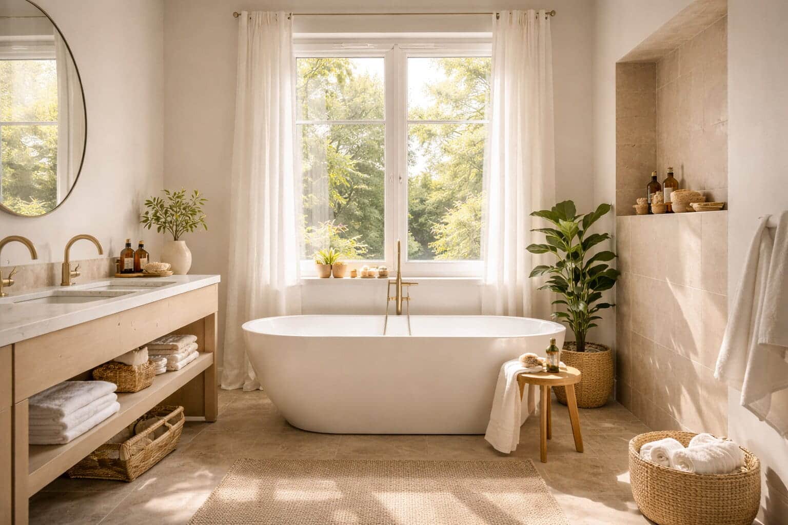 Solution de protection solaire pour salle de bain