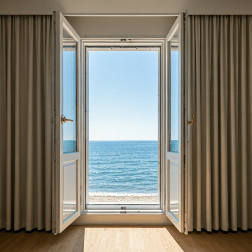 Screen solaire sans perçage et sur-mesure pour maisons de vacances